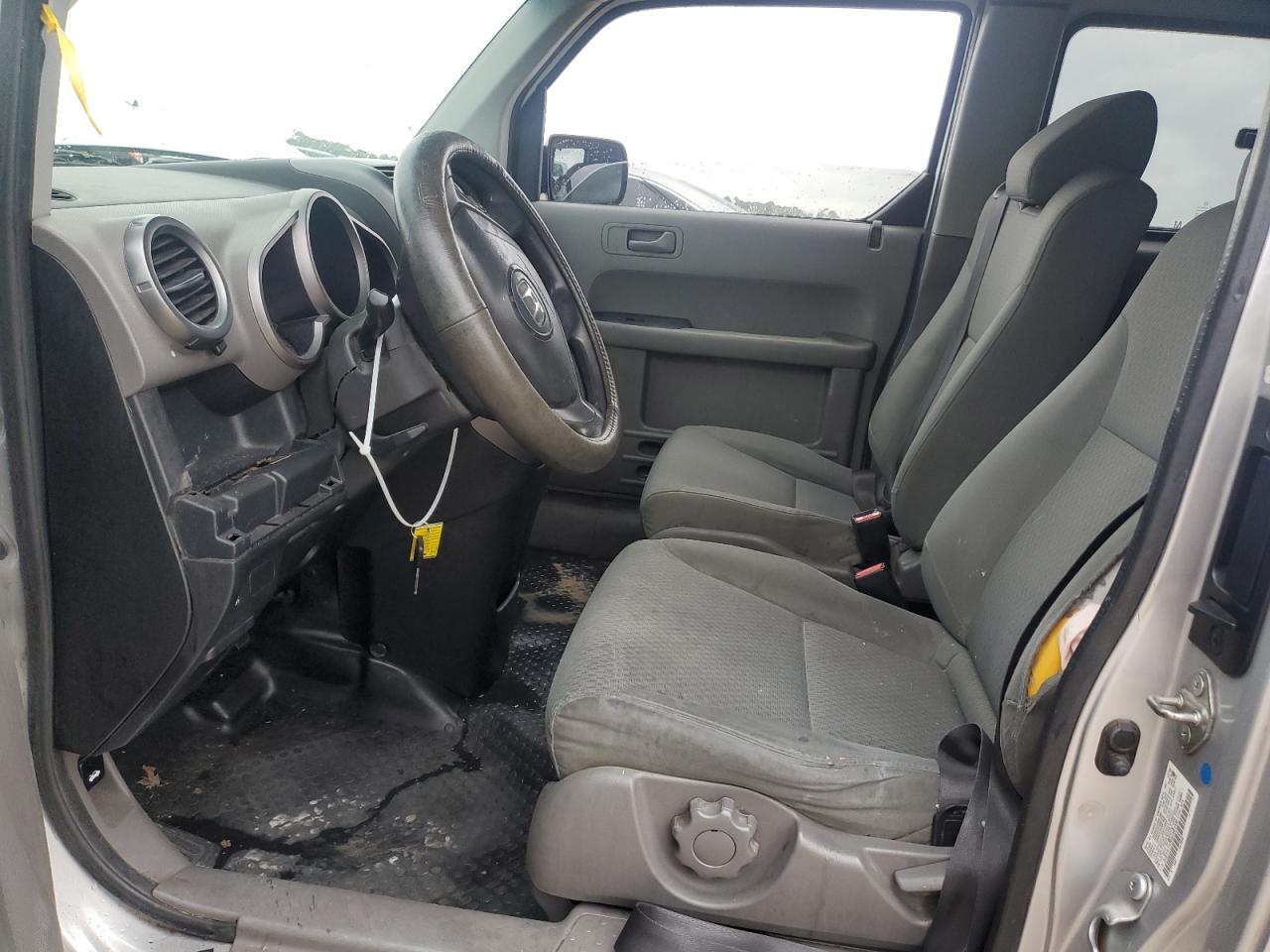 2010 Honda Element VIN 5J6YH1H30AL001336 Copart auction photo, front end / side damage thumbnail 7