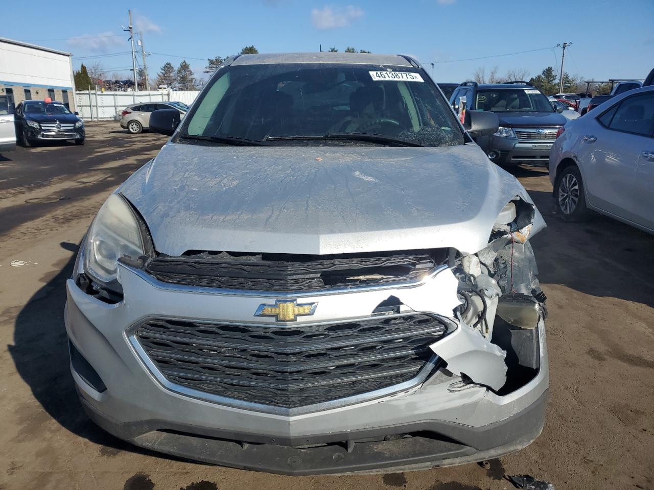 2016 Chevrolet Equinox VIN 1GNFLEEK7GZ103650 Copart auction photo, front end / rear end damage thumbnail 5