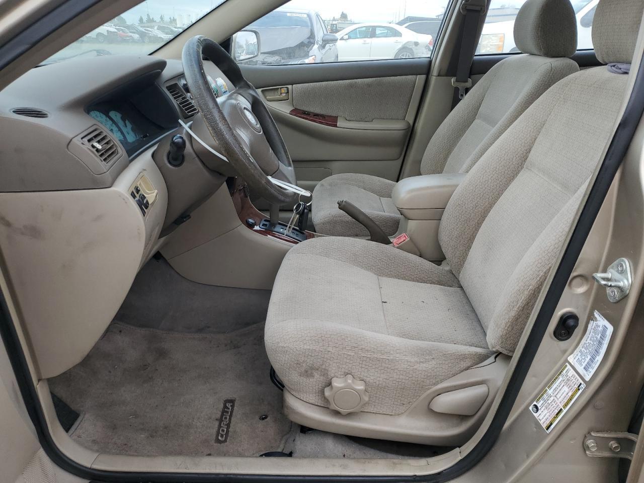 2004 Toyota Corolla VIN 1NXBR32E84Z301666 Copart auction photo, mechanical damage thumbnail 7