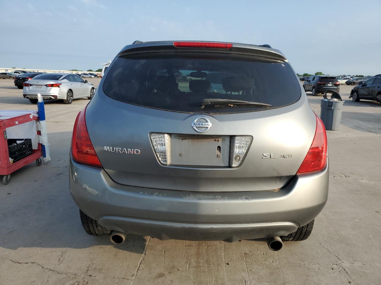 2005 Nissan Murano VIN JN8AZ08W45W413521 Copart auction photo, side damage thumbnail 6