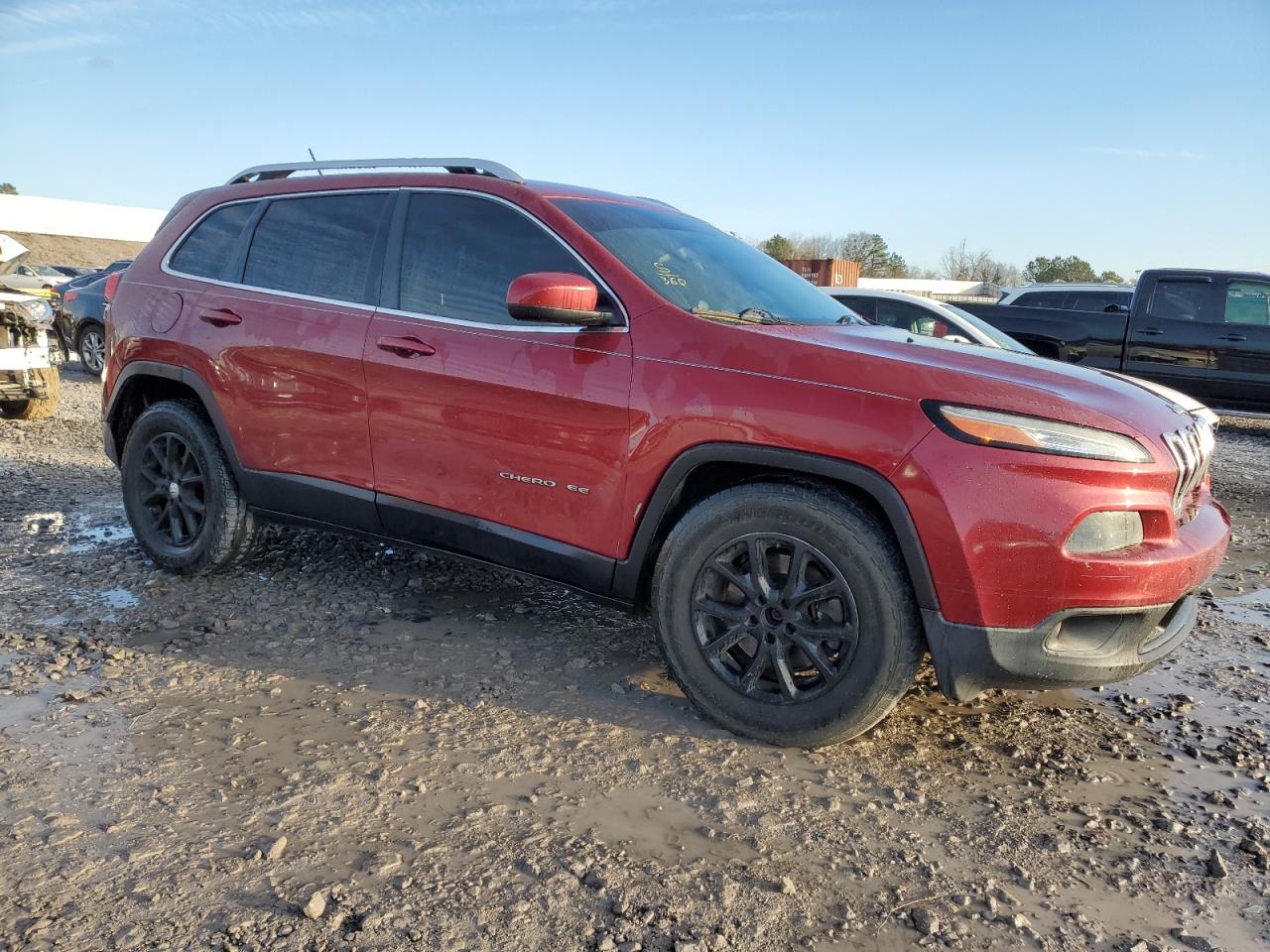 2014 Jeep Grand Cherokee VIN 1C4PJLCB8EW116397 Copart auction photo, rear end damage thumbnail 4
