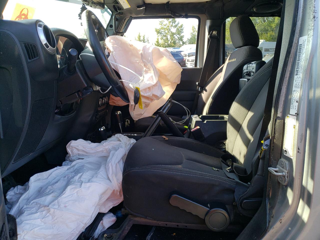 2013 Jeep Wrangler VIN 1C4BJWEG8DL649936 Copart auction photo, all over / front end damage thumbnail 7