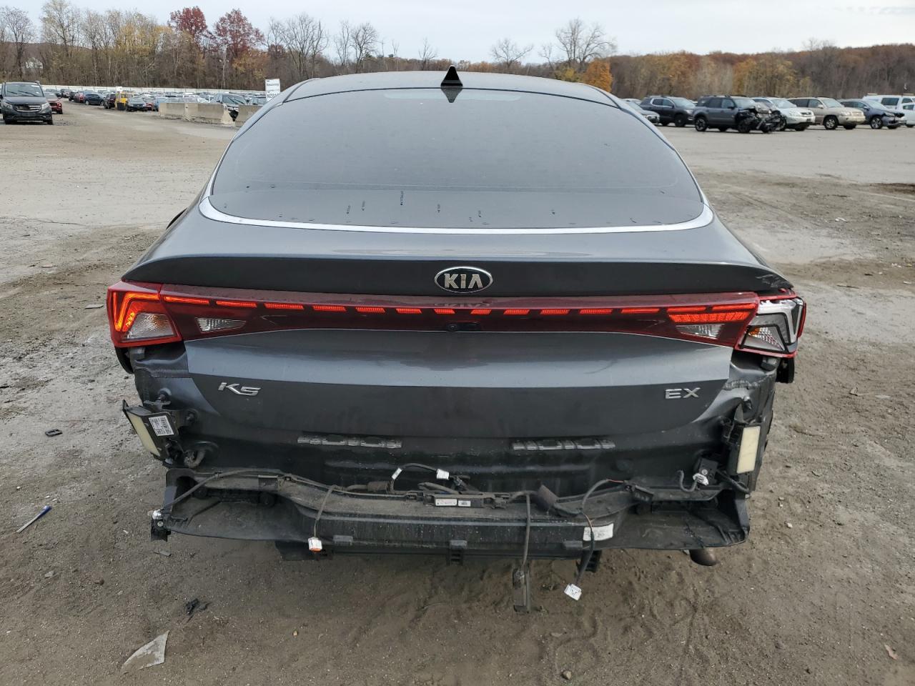 2021 KIA K5 VIN 5XXG34J22MG058919 Copart auction photo, rear end / undercarriage damage thumbnail 6
