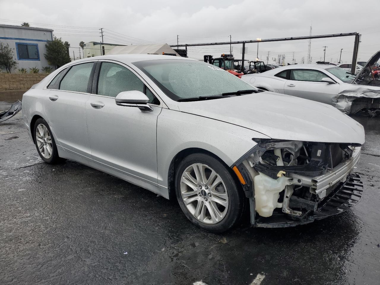 2016 Lincoln MKZ VIN 3LN6L2LU2GR608393 Copart auction photo, front end damage thumbnail 4
