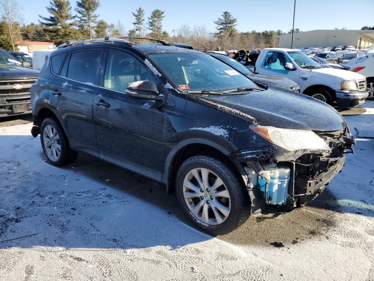 2014 Toyota RAV 4 VIN 2T3DFREV5EW193323 Copart auction photo, front end / rear end damage thumbnail 4