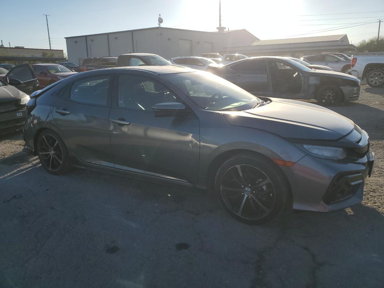 2020 Honda Civic VIN SHHFK7H91LU405983 Copart auction photo, rear end damage thumbnail 4