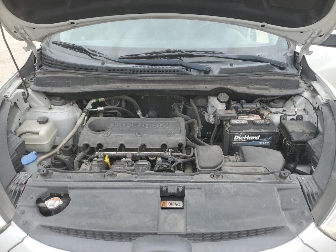 2013 Hyundai Tucson VIN KM8JU3AC2DU671487 Copart auction photo, front end / rear end damage thumbnail 12