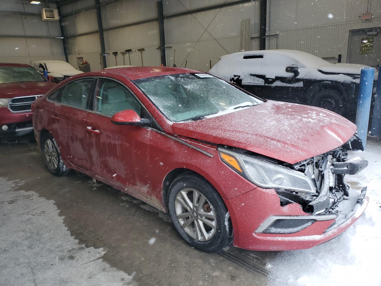 2017 Hyundai Sonata VIN 5NPE24AF7HH446462 Copart auction photo, front end damage thumbnail 4