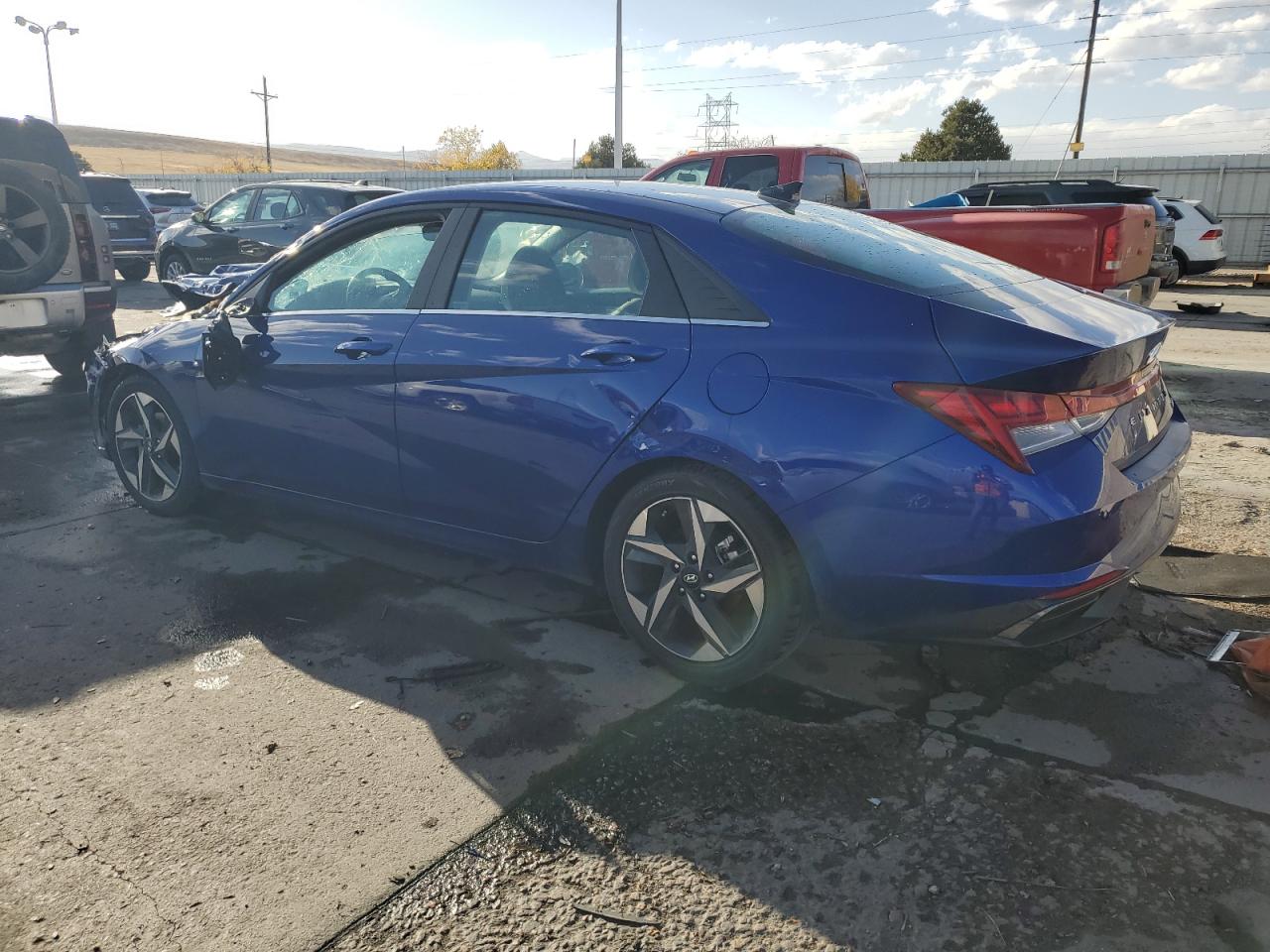 2021 Hyundai Elantra VIN 5NPLP4AG6MH010441 Copart auction photo, front end damage thumbnail 2