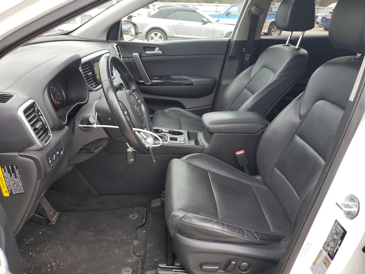 2020 KIA Sportage VIN KNDPNCAC4L7631615 Copart auction photo, front end / side damage thumbnail 7