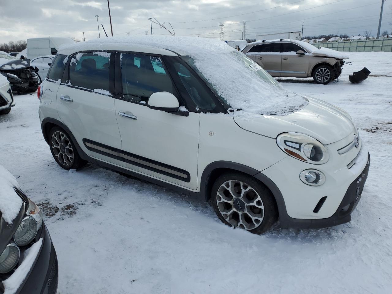 2014 Fiat 500 VIN ZFBCFADH5EZ021059 Copart auction photo, rear end damage thumbnail 4