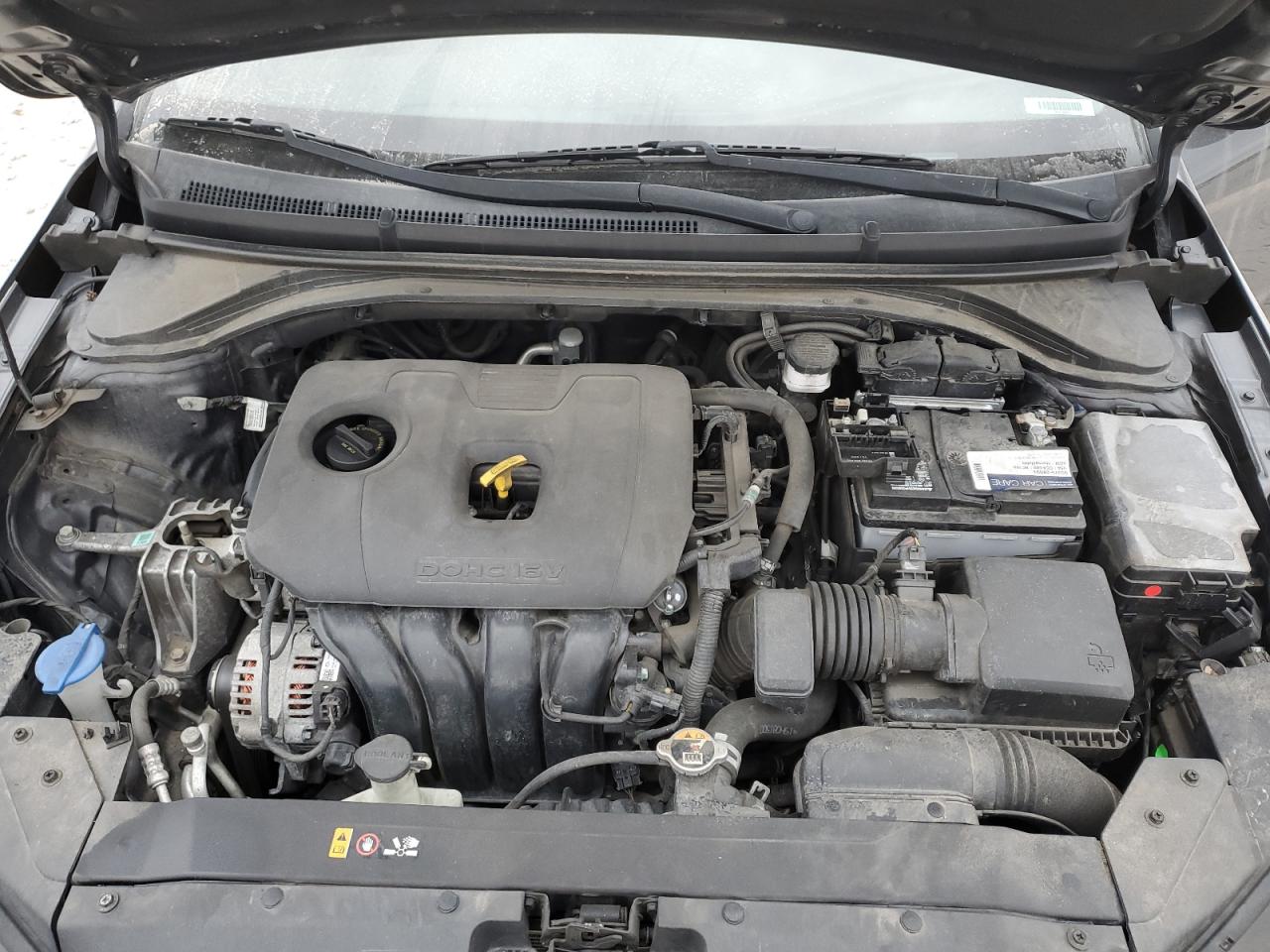 2020 Hyundai Elantra VIN 5NPD84LF3LH558305 Copart auction photo, side / rear end damage thumbnail 11