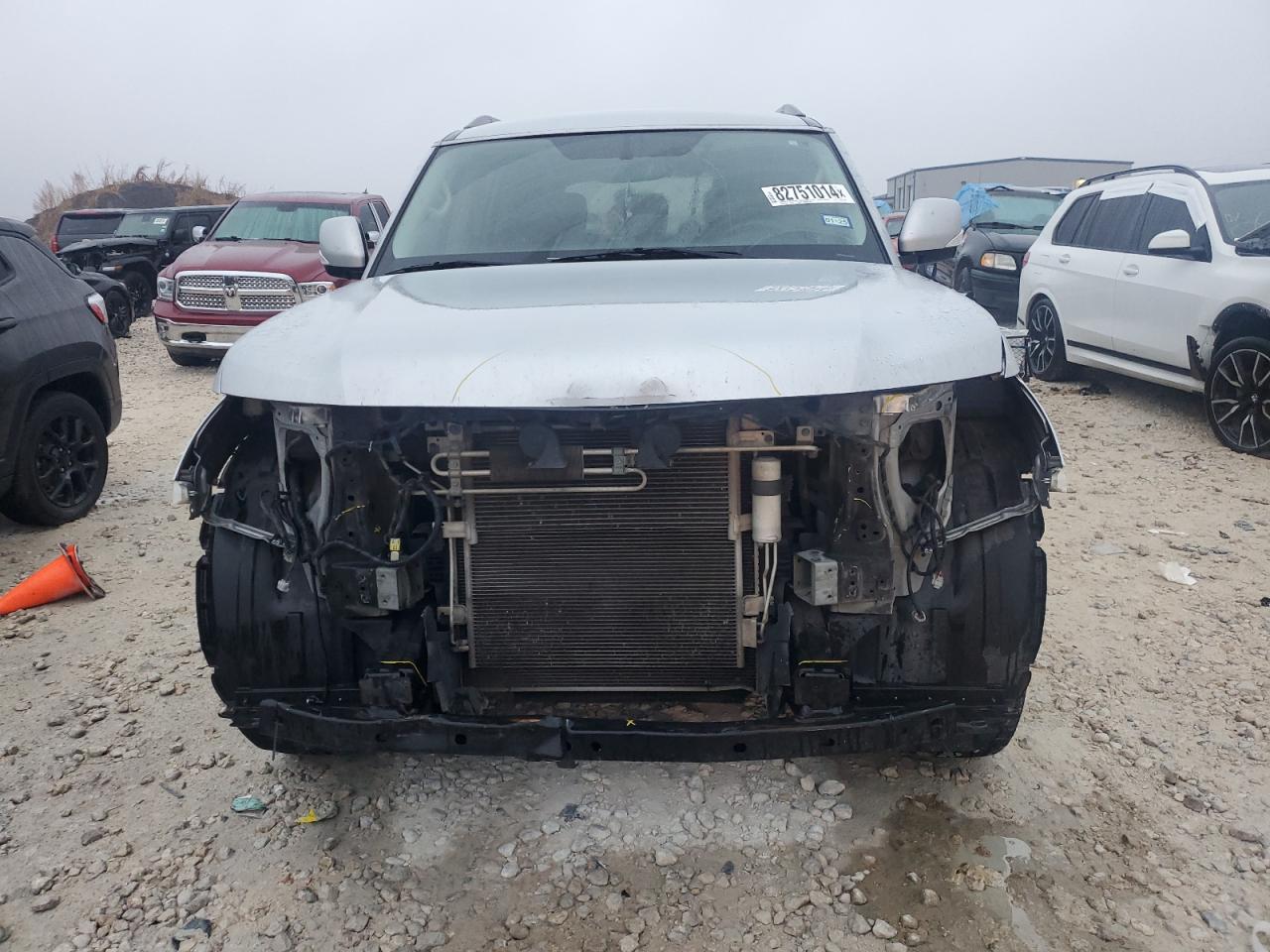 2018 Nissan Armada VIN JN8AY2NDXJ9056825 Copart auction photo, front end damage thumbnail 5