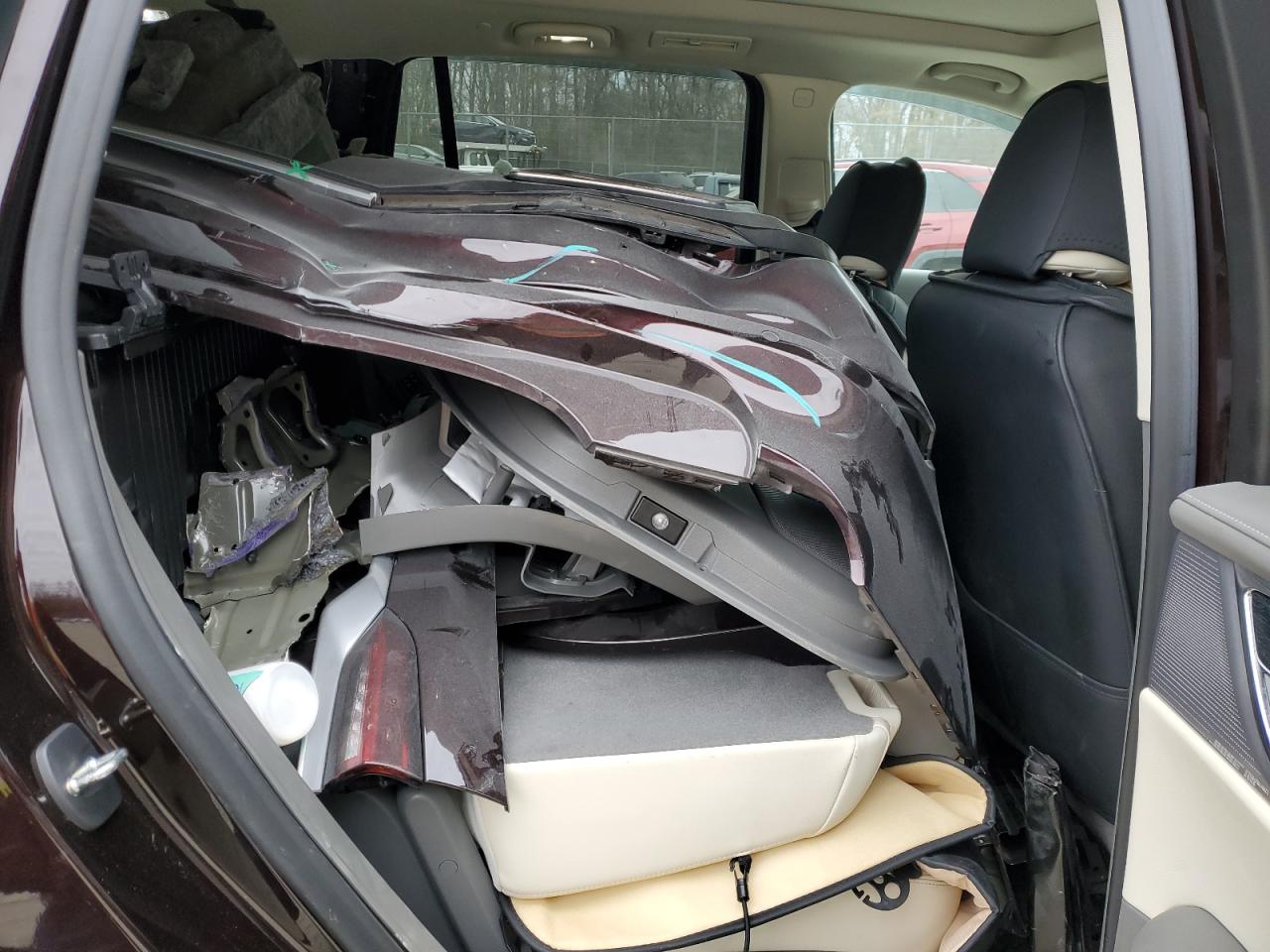 2021 Cadillac XT6 VIN 1GYKPDRS5MZ191412 Copart auction photo, rear end damage thumbnail 10