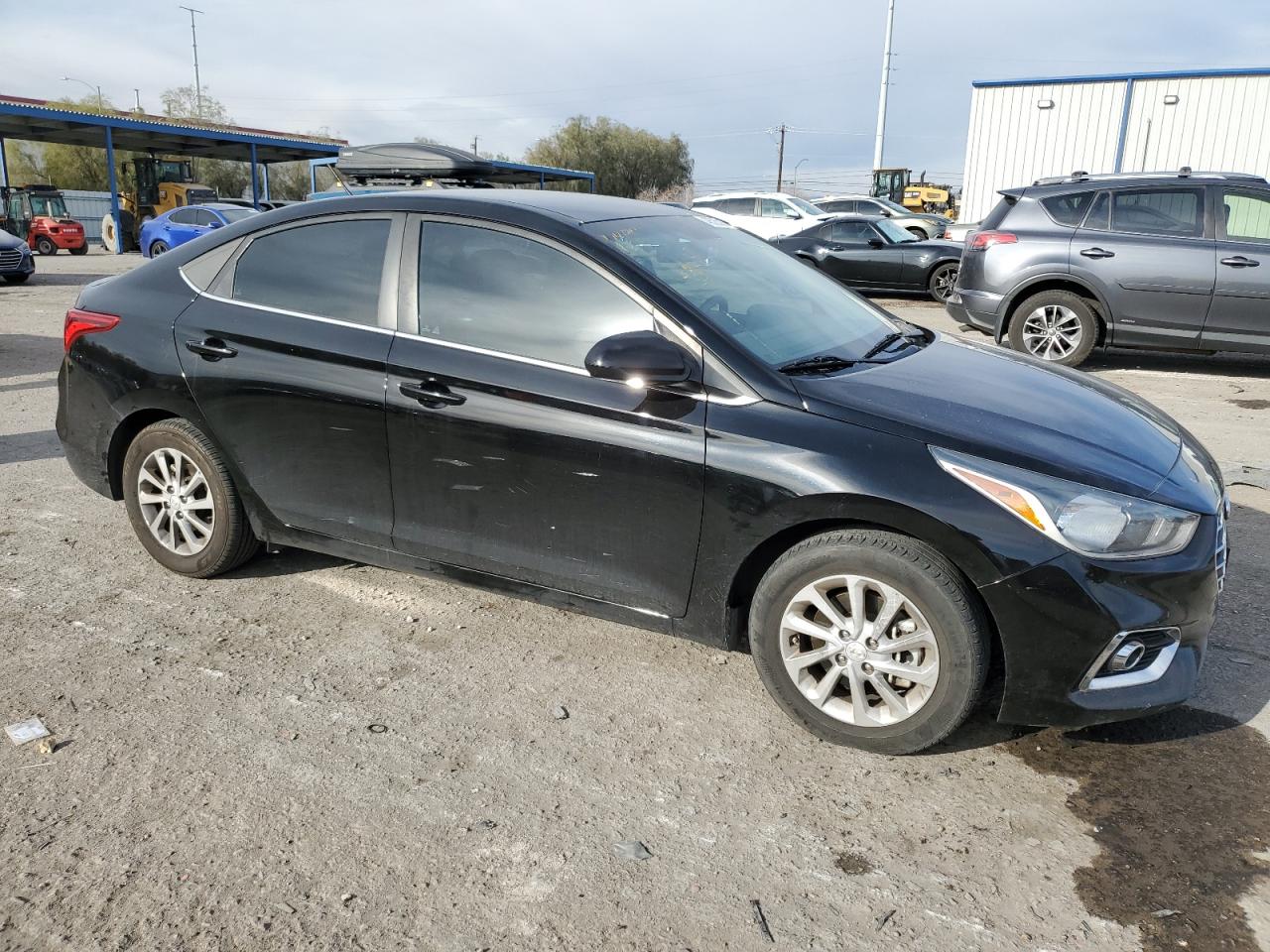 2020 Hyundai Accent VIN 3KPC24A60LE104663 Copart auction photo, vandalism damage thumbnail 4