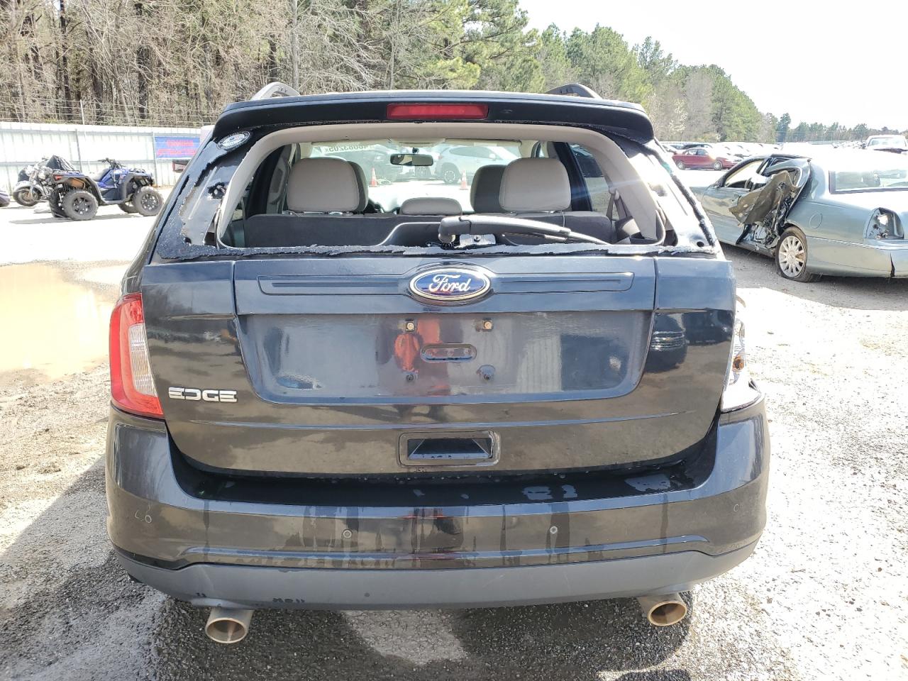 2014 Ford Edge VIN 2FMDK3GC1EBB35227 Copart auction photo, rear end / side damage thumbnail 6