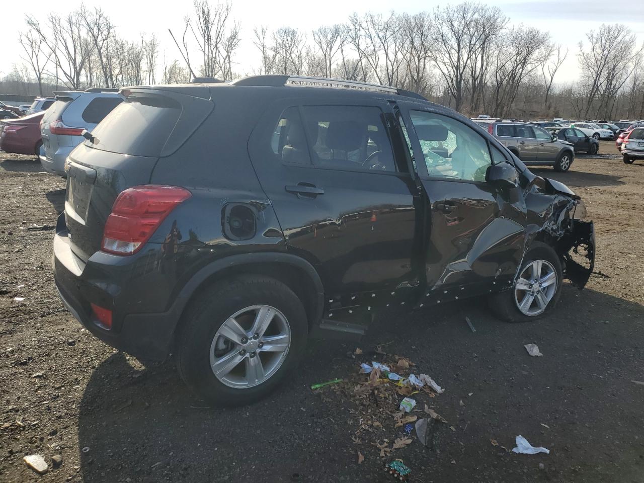 2022 Chevrolet Trax VIN KL7CJPSM4NB569476 Copart auction photo, all over damage thumbnail 3