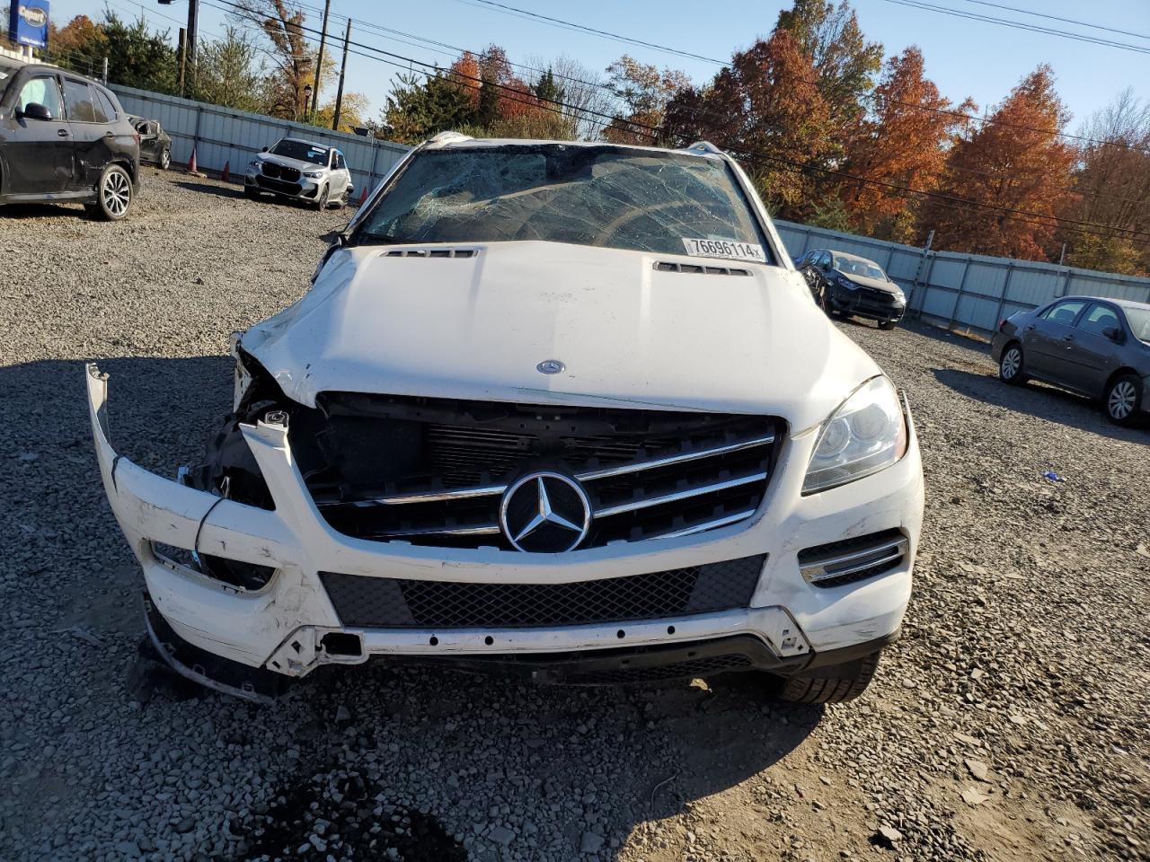 2015 Mercedes-Benz M-klasse VIN 4JGDA5HB6FA501877 Copart auction photo, rollover damage thumbnail 5