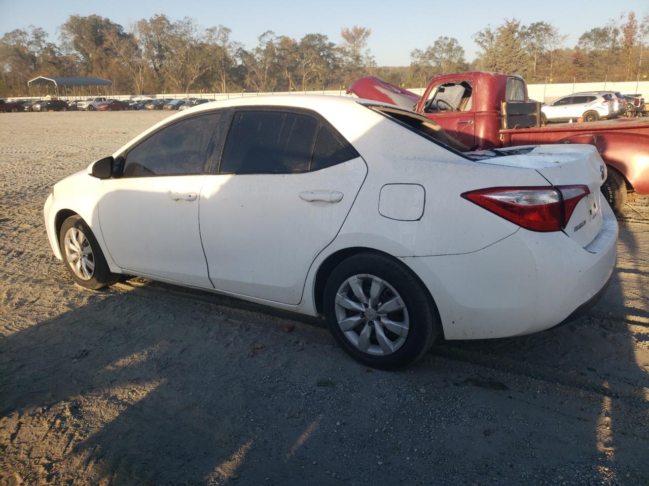 2015 Toyota Corolla VIN 2T1BURHE5FC343547 Copart auction photo, top/roof damage thumbnail 2