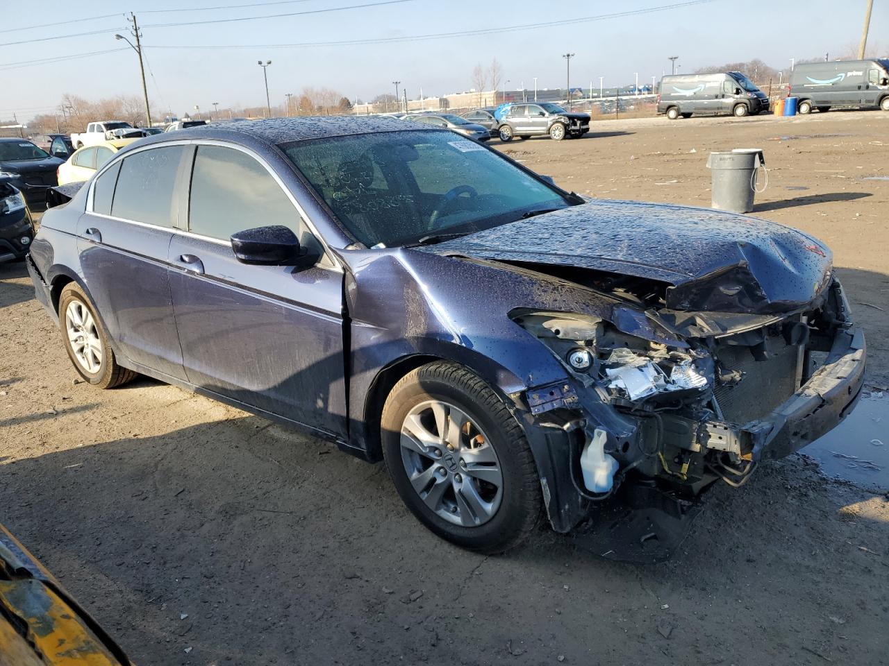 2011 Honda Accord VIN 1HGCP2F46BA080885 Copart auction photo, front end / rear end damage thumbnail 4