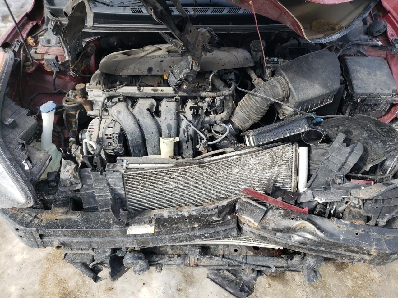 2013 Hyundai Elantra VIN 5NPDH4AE0DH296612 Copart auction photo, front end damage thumbnail 13