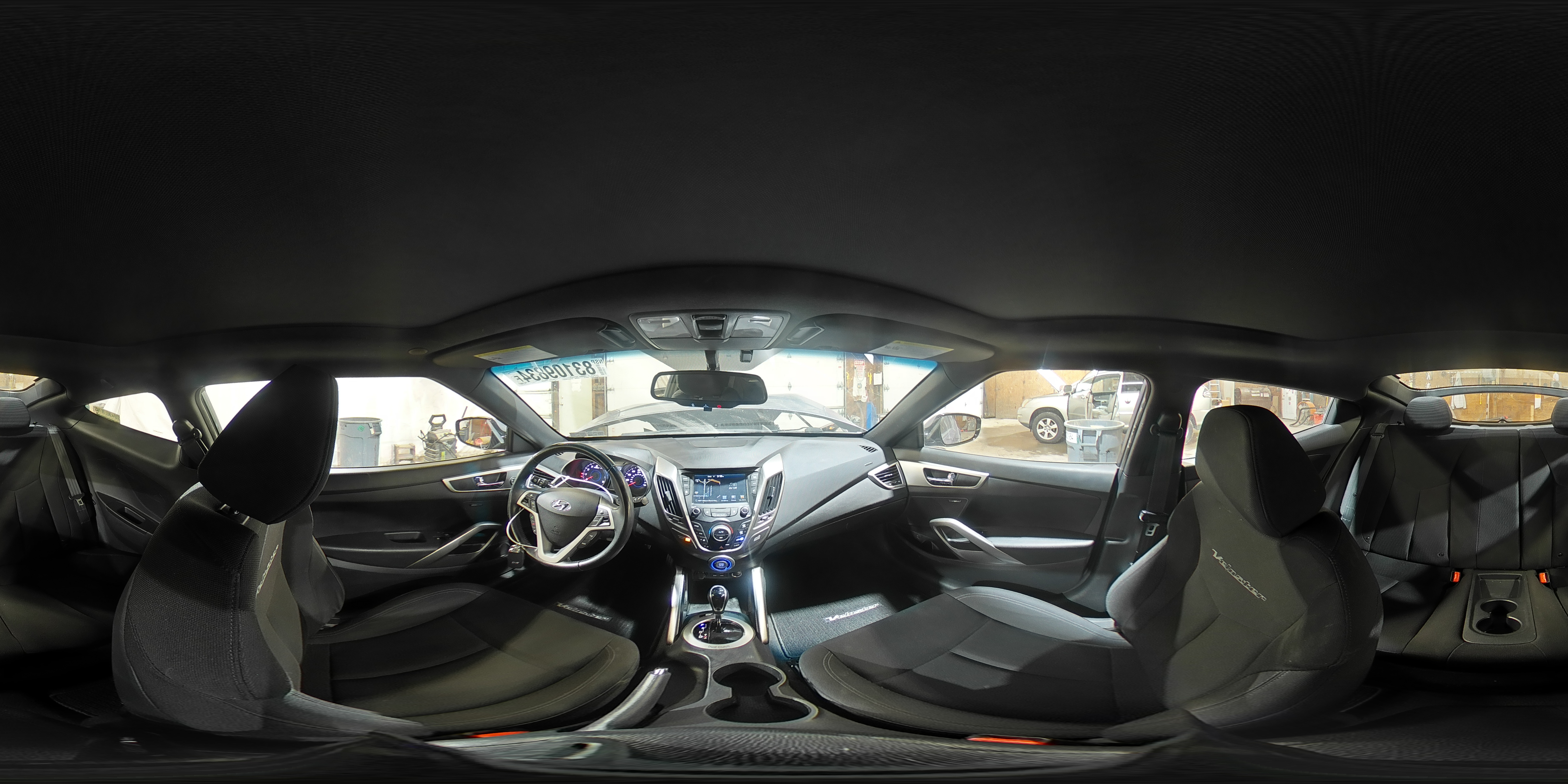 2017 Hyundai Veloster VIN KMHTC6AD0HU324462 Copart auction photo, front end damage thumbnail 14