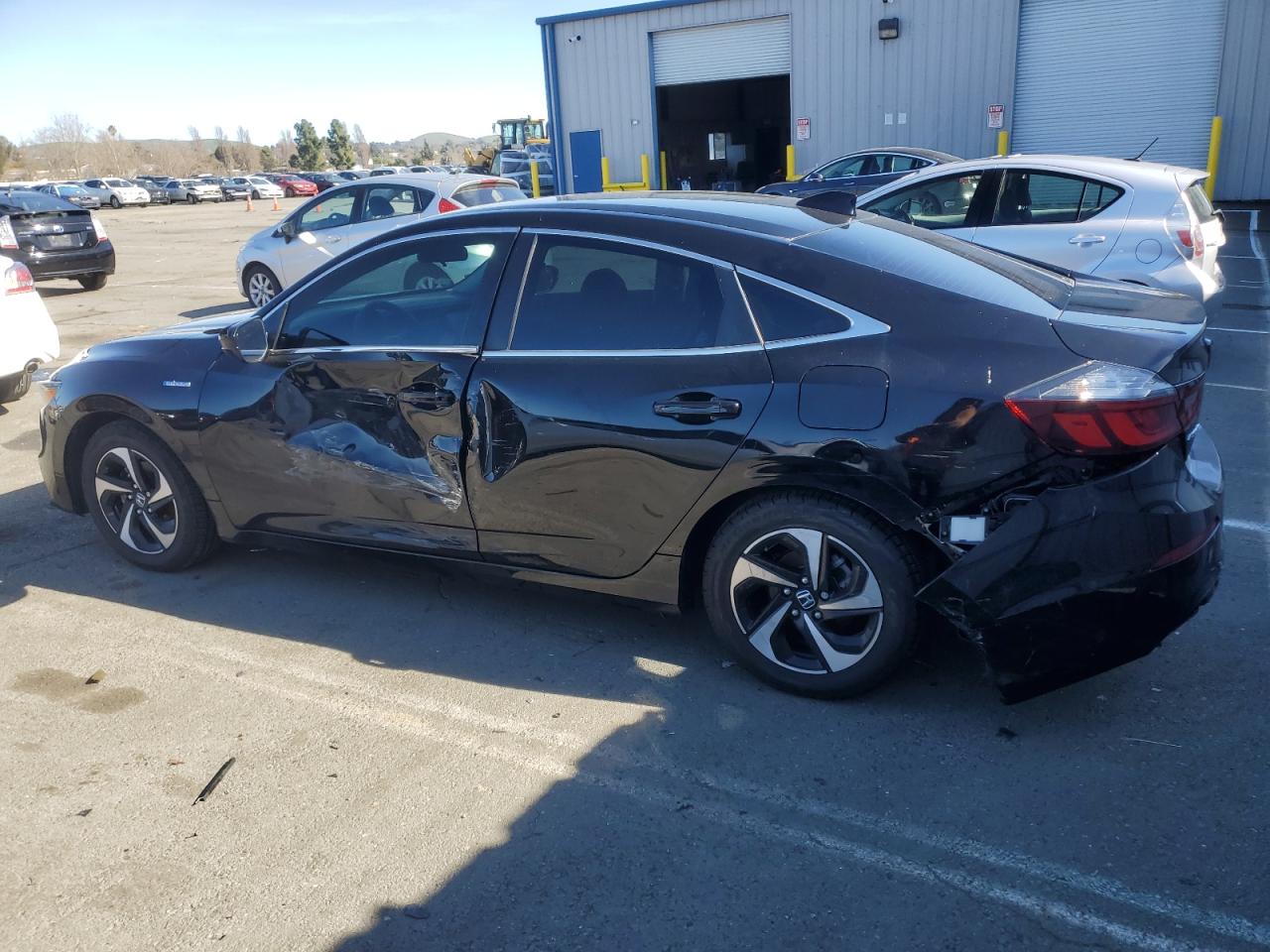 2022 Honda Insight VIN 19XZE4F52NE004911 Copart auction photo, side / rear end damage thumbnail 2