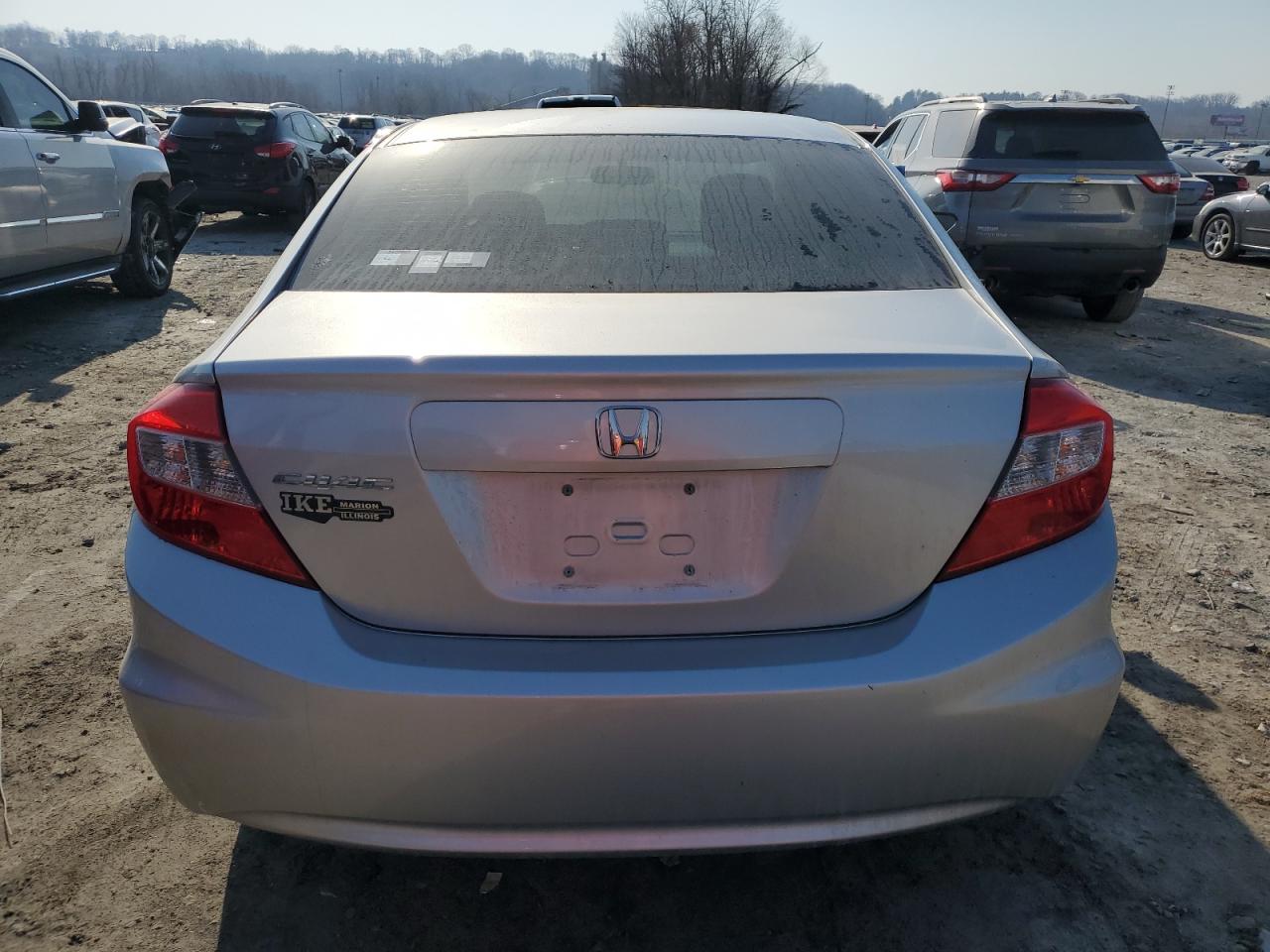 2012 Honda Civic VIN 19XFB2F50CE105023 Copart auction photo, front end damage thumbnail 6
