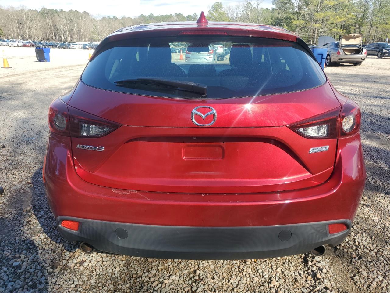 2016 Mazda 3 VIN 3MZBM1M74GM238626 Copart auction photo, front end / side damage thumbnail 6