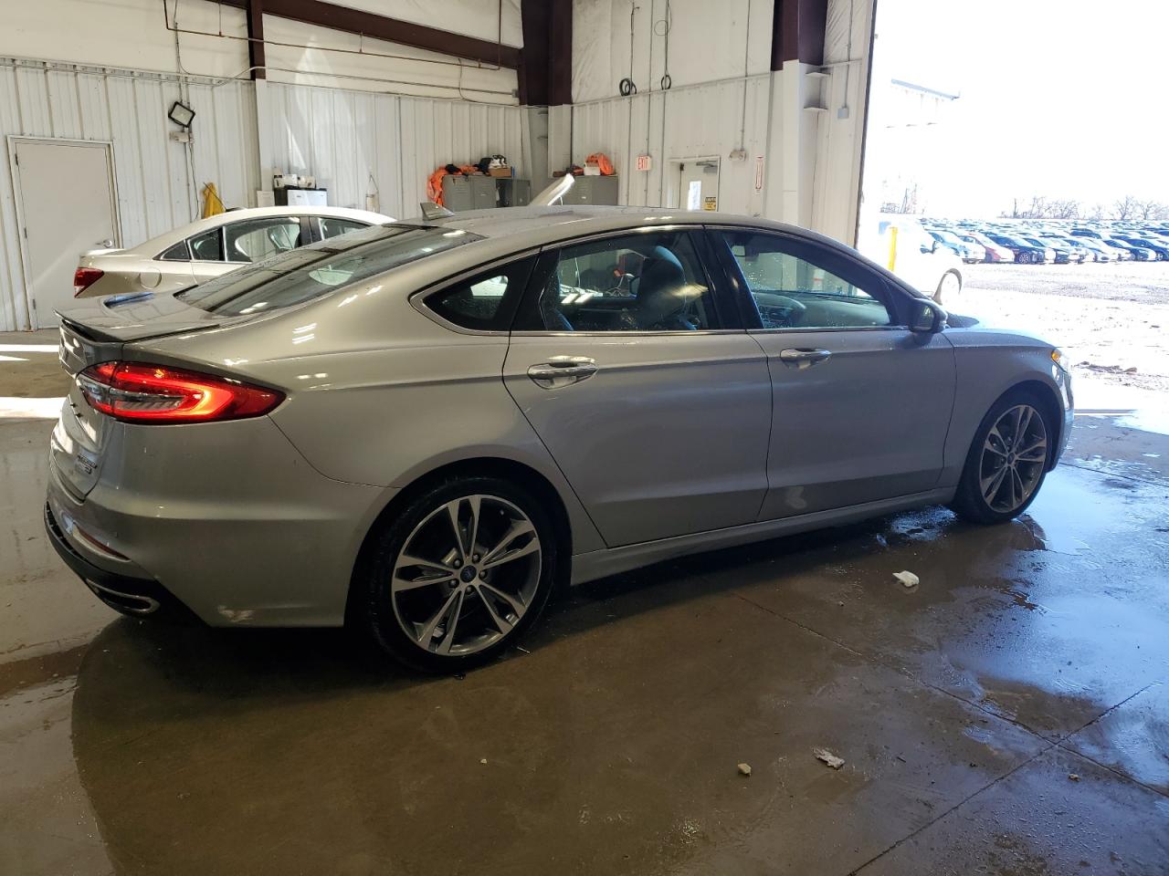 2020 Ford Fusion VIN 3FA6P0D90LR151803 Copart auction photo, side / rear end damage thumbnail 3