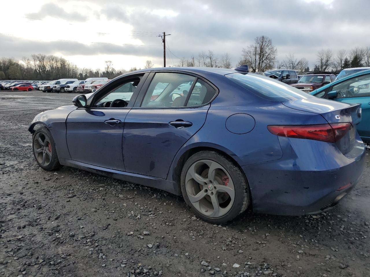 2017 Alfa Romeo Giulia VIN ZARFAEEN9H7557264 Copart auction photo, front end damage thumbnail 2