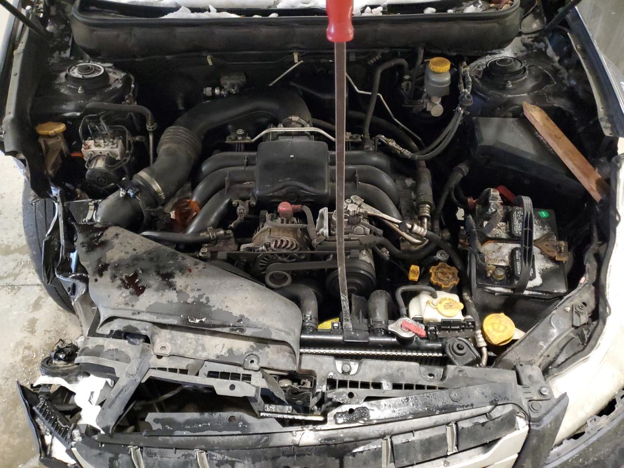 2011 Subaru Outback VIN 4S4BRDLC9B2349155 Copart auction photo, front end / side damage thumbnail 14