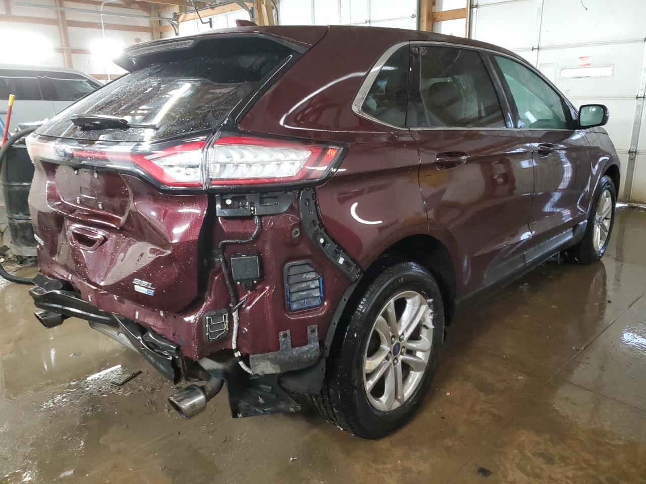 2017 Ford Edge VIN 2FMPK4J92HBC15320 Copart auction photo, rear end damage thumbnail 3