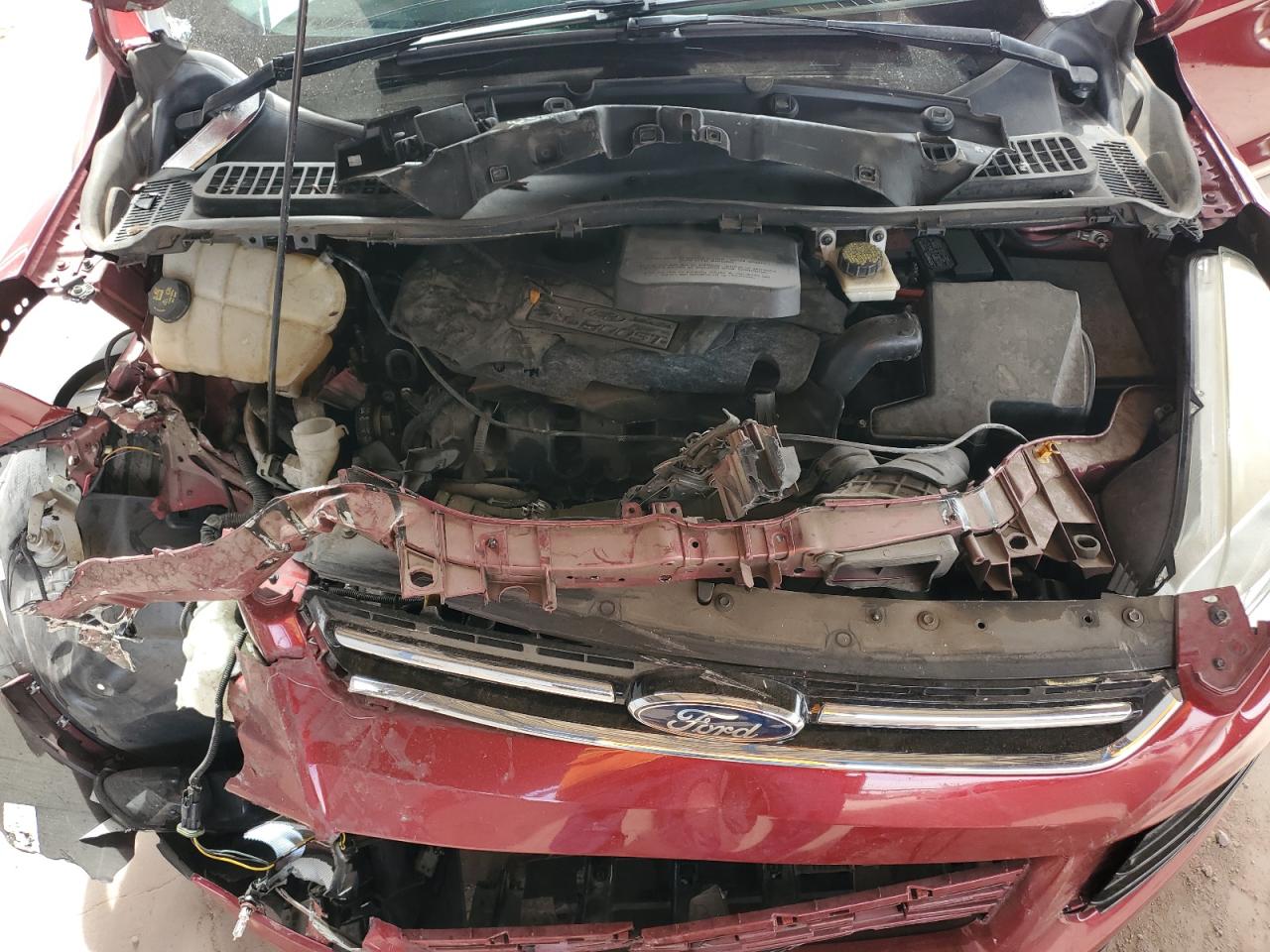2014 Ford Escape VIN 1FMCU0J93EUA63250 Copart auction photo, front end / side damage thumbnail 14