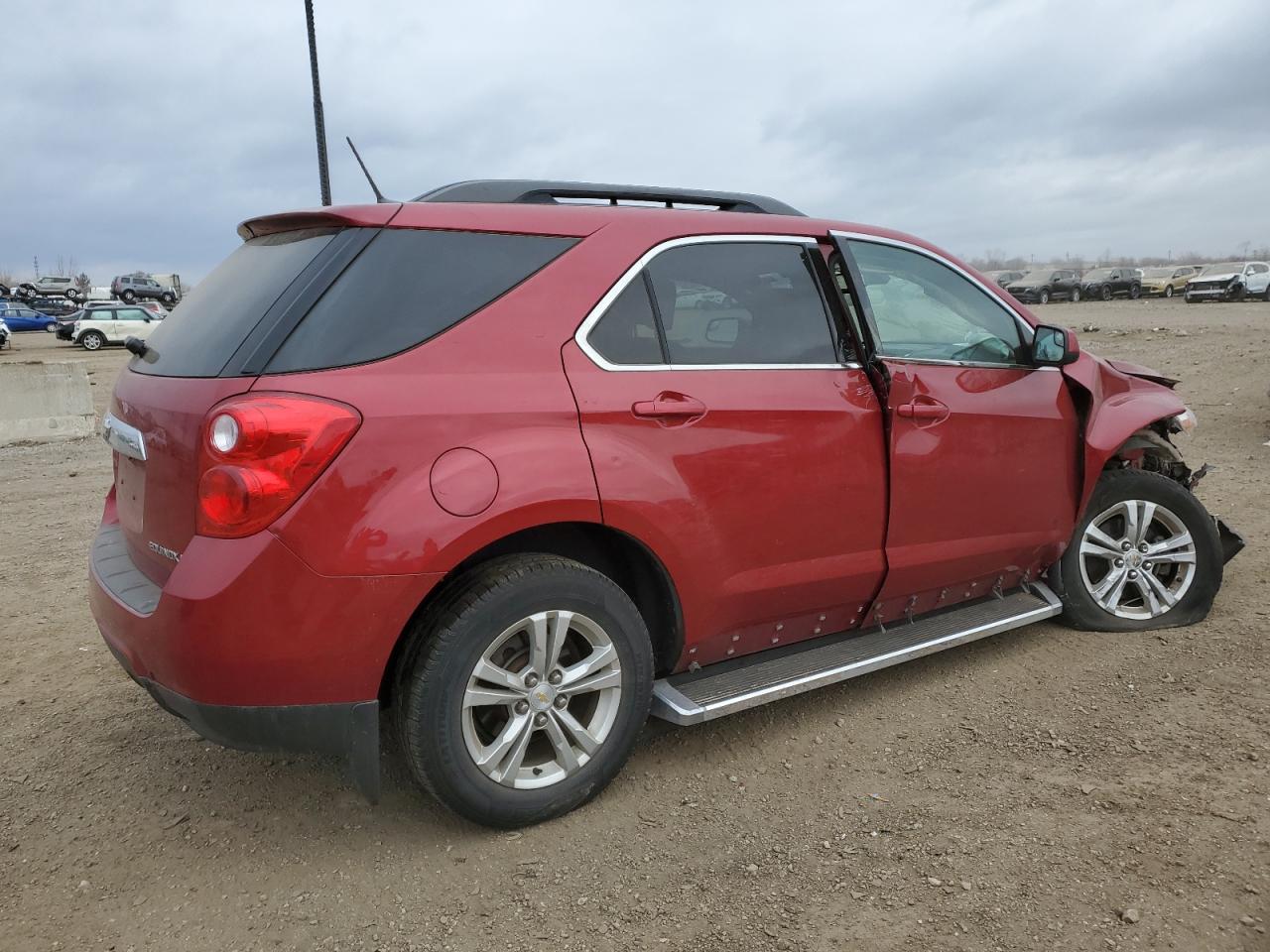 2014 Chevrolet Equinox VIN 2GNALCEK6E6347796 Copart auction photo, front end / side damage thumbnail 3