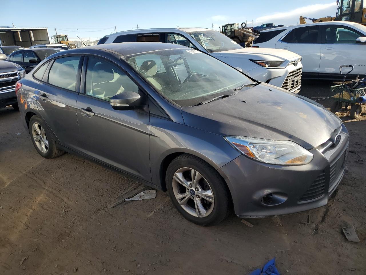 2013 Ford Focus VIN 1FADP3F27DL352378 Copart auction photo, front end damage thumbnail 4