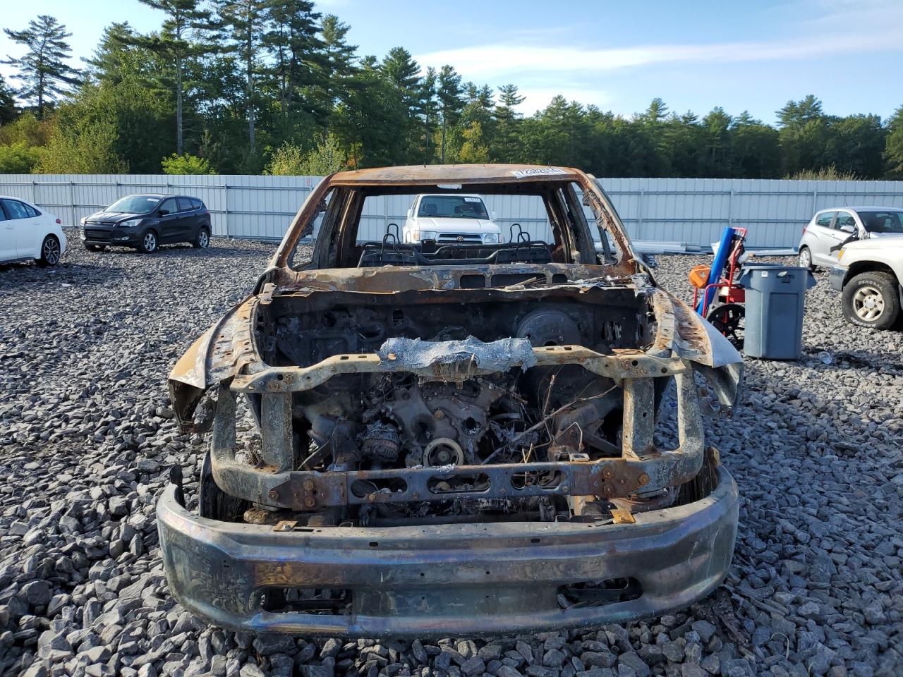 2015 RAM 1500 VIN 1C6RR7GG6FS664669 Copart auction photo, burn damage thumbnail 5