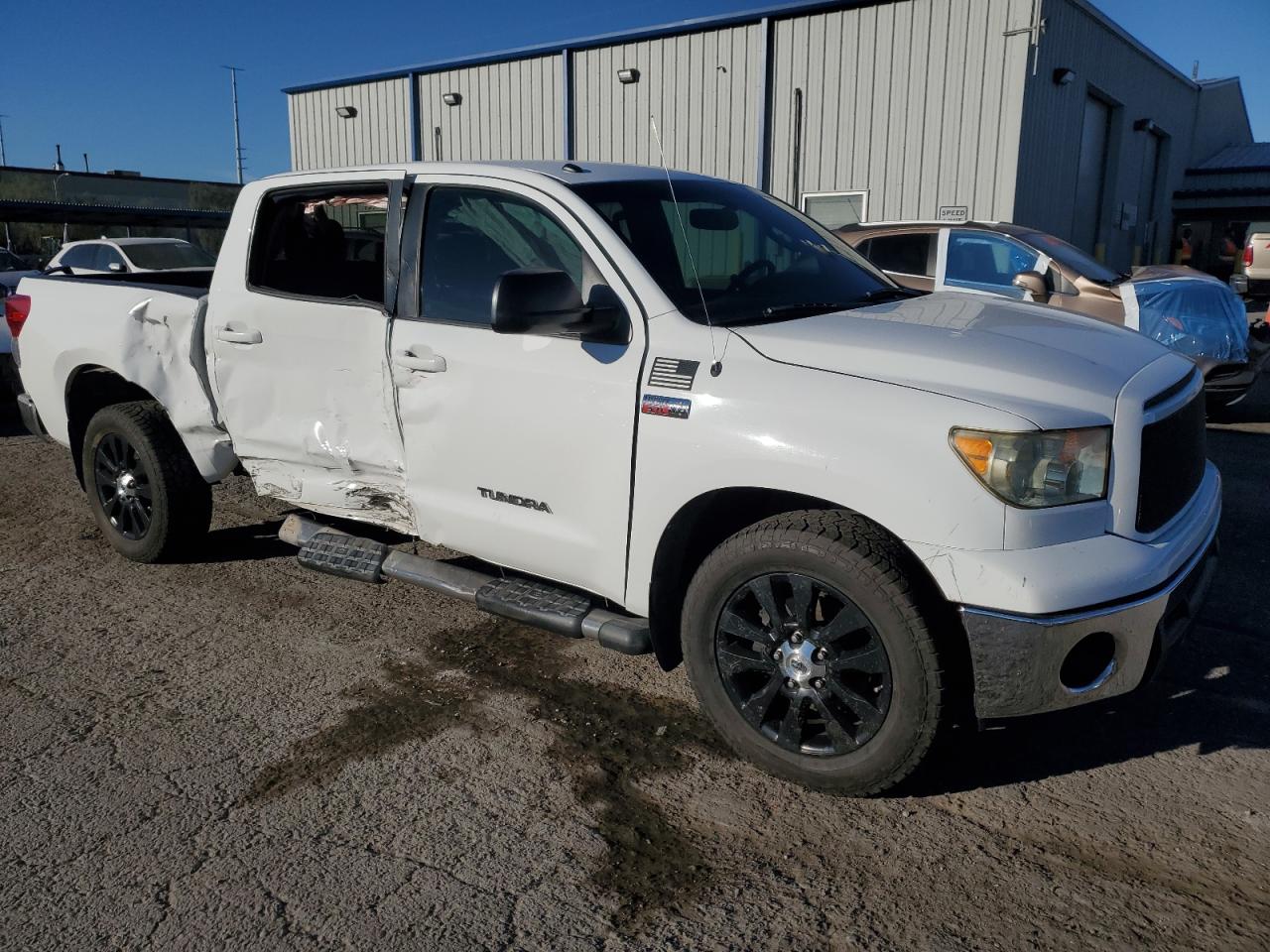 2013 Toyota Tundra VIN 5TFEY5F13DX142044 Copart auction photo, side damage thumbnail 4