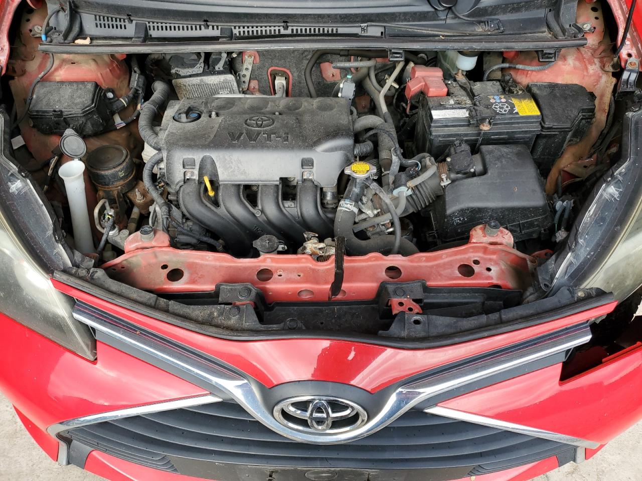 2015 Toyota Yaris VIN VNKKTUD3XFA014977 Copart auction photo, side / mechanical damage thumbnail 12