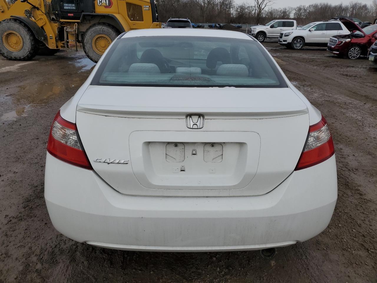 2011 Honda Civic VIN 2HGFG1B82BH516634 Copart auction photo, front end / rear end damage thumbnail 6