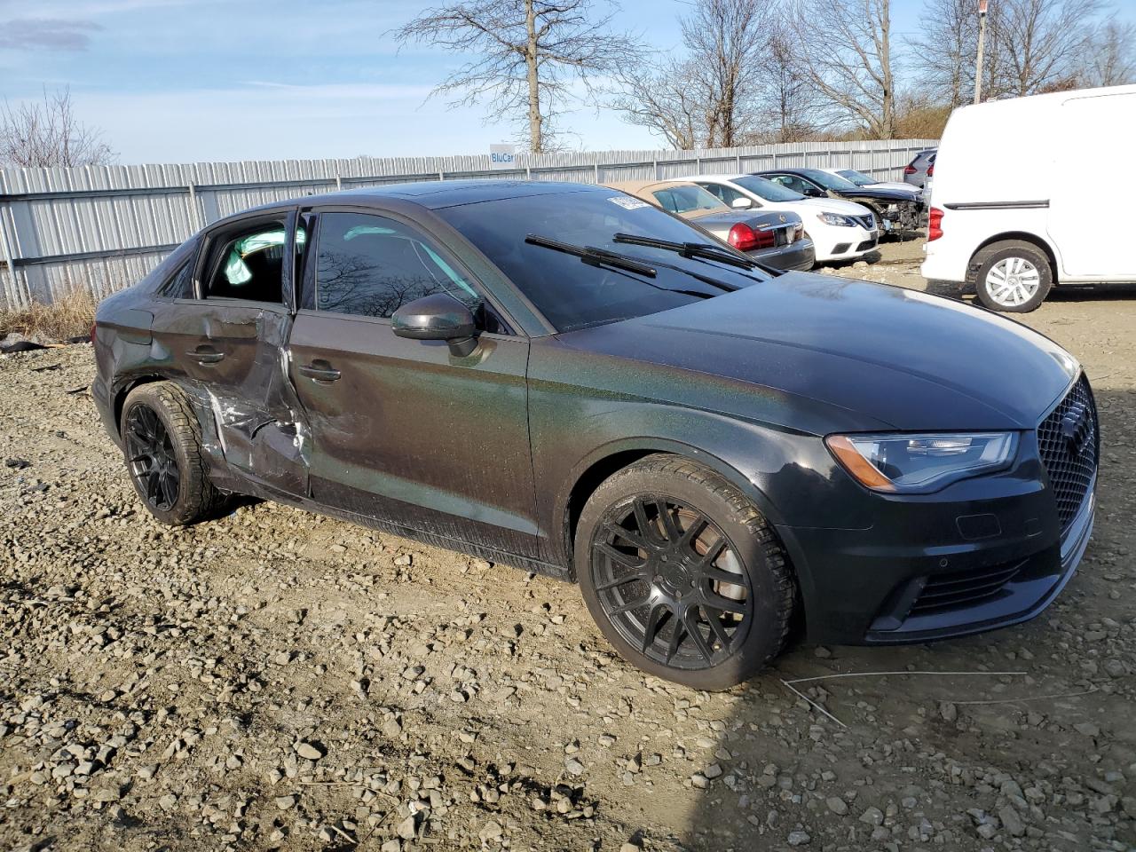 2016 Audi A3 VIN WAUA7GFF1G1065316 Copart auction photo, side damage thumbnail 4