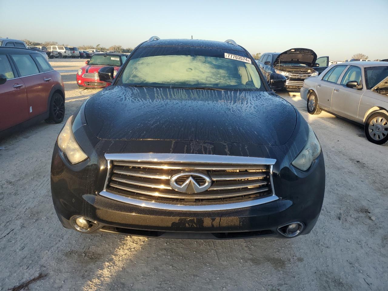 2013 Infiniti FX VIN JN8CS1MU2DM140578 Copart auction photo, water/flood damage thumbnail 5
