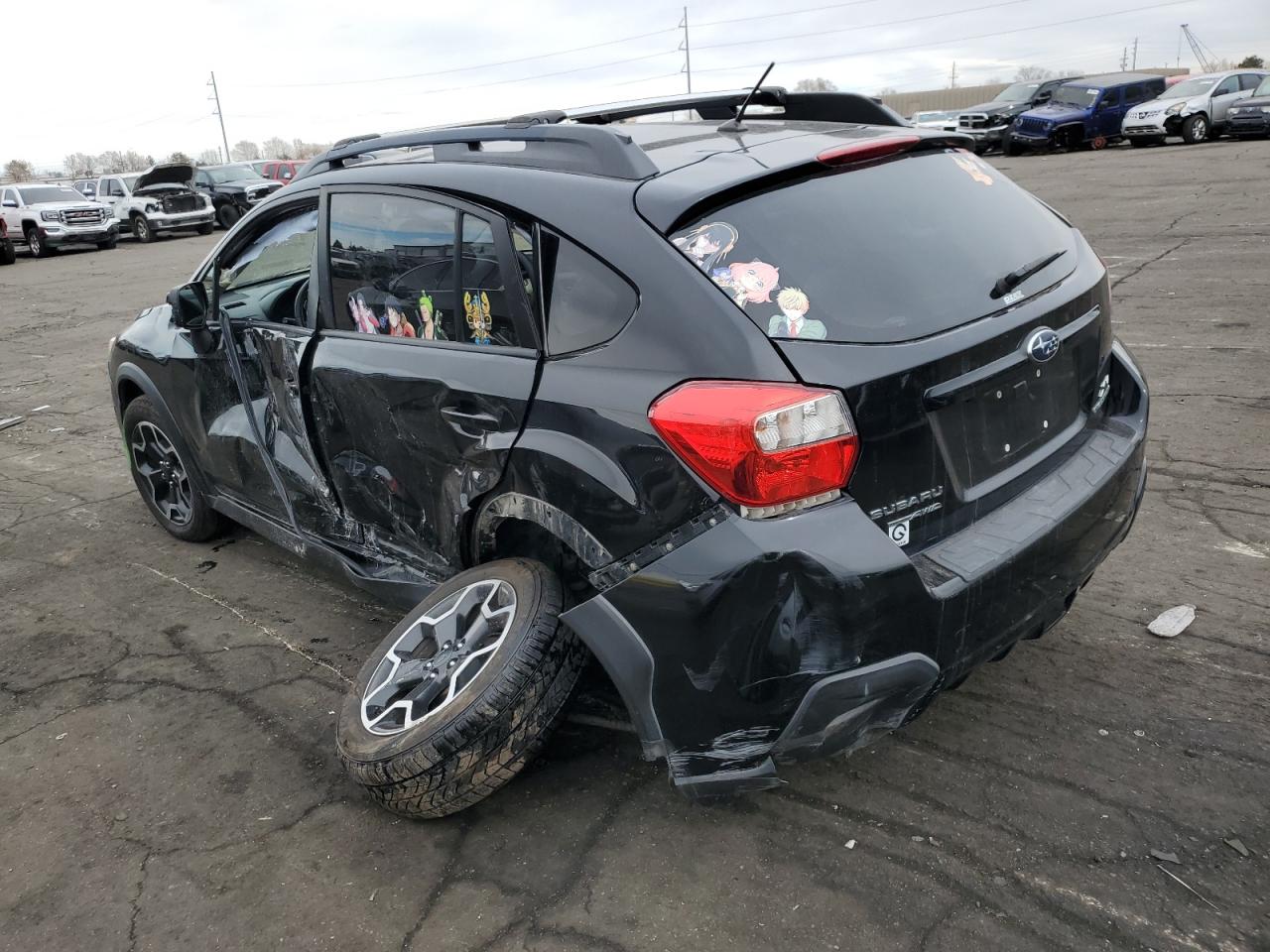 2014 Subaru XV VIN JF2GPAGC4EH341184 Copart auction photo, side damage thumbnail 2