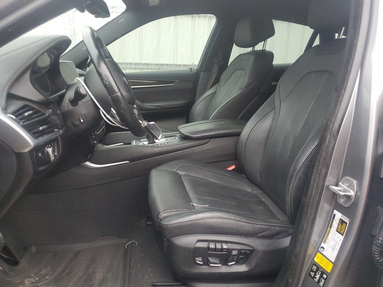 2018 BMW X6 VIN 5UXKU2C59J0X51050 Copart auction photo, water/flood / minor dent/scratches damage thumbnail 7