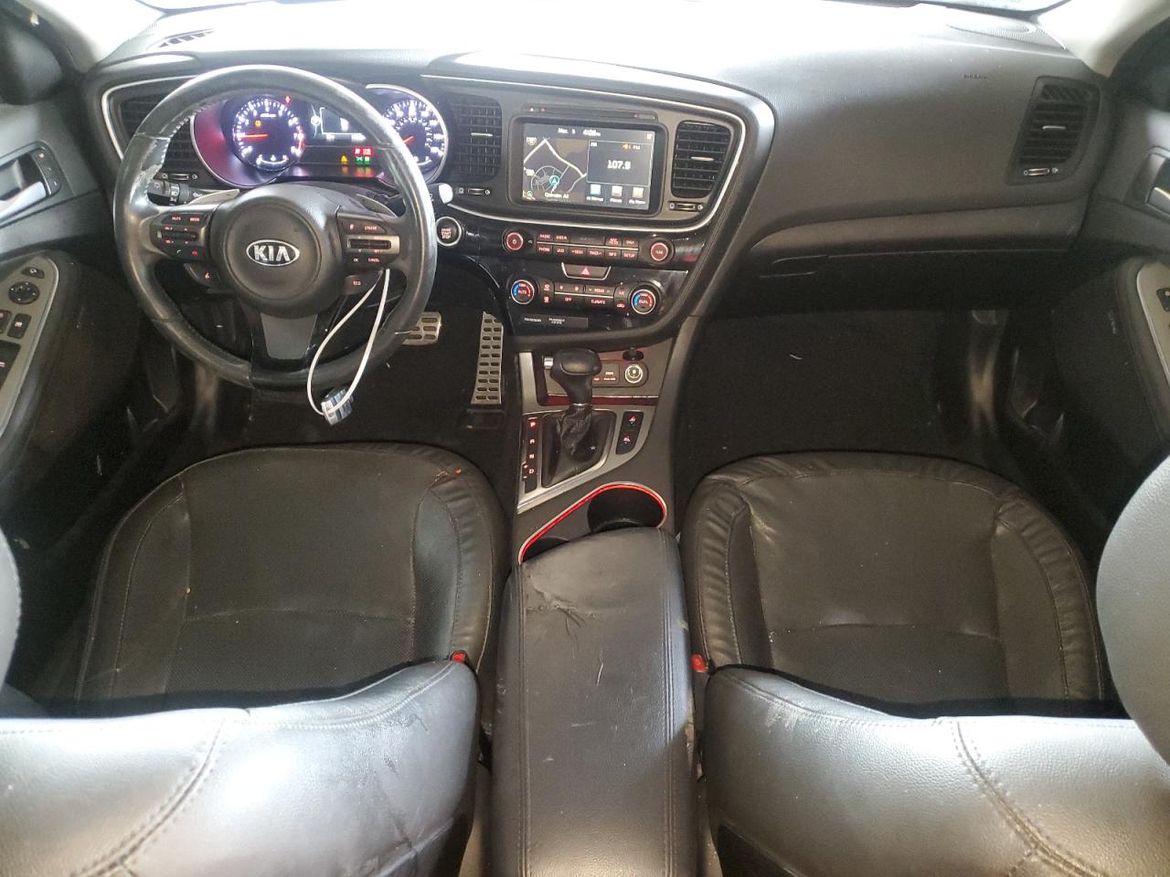 2015 KIA Optima VIN 5XXGR4A70FG456501 Copart auction photo, front end / side damage thumbnail 8