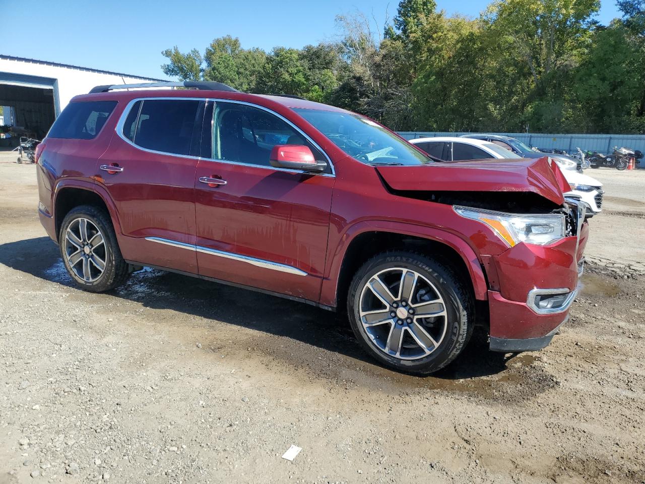 2018 GMC Acadia VIN 1GKKNXLS6JZ156108 Copart auction photo, front end damage thumbnail 4