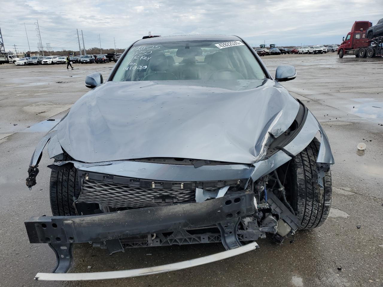 2015 Infiniti Q45 VIN JN1DV7AP3FM343078 Copart auction photo, front end damage thumbnail 5