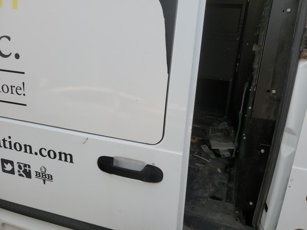 2013 Ford Transit VIN NM0LS7BN7DT155929 Copart auction photo, rear end / top/roof damage thumbnail 10