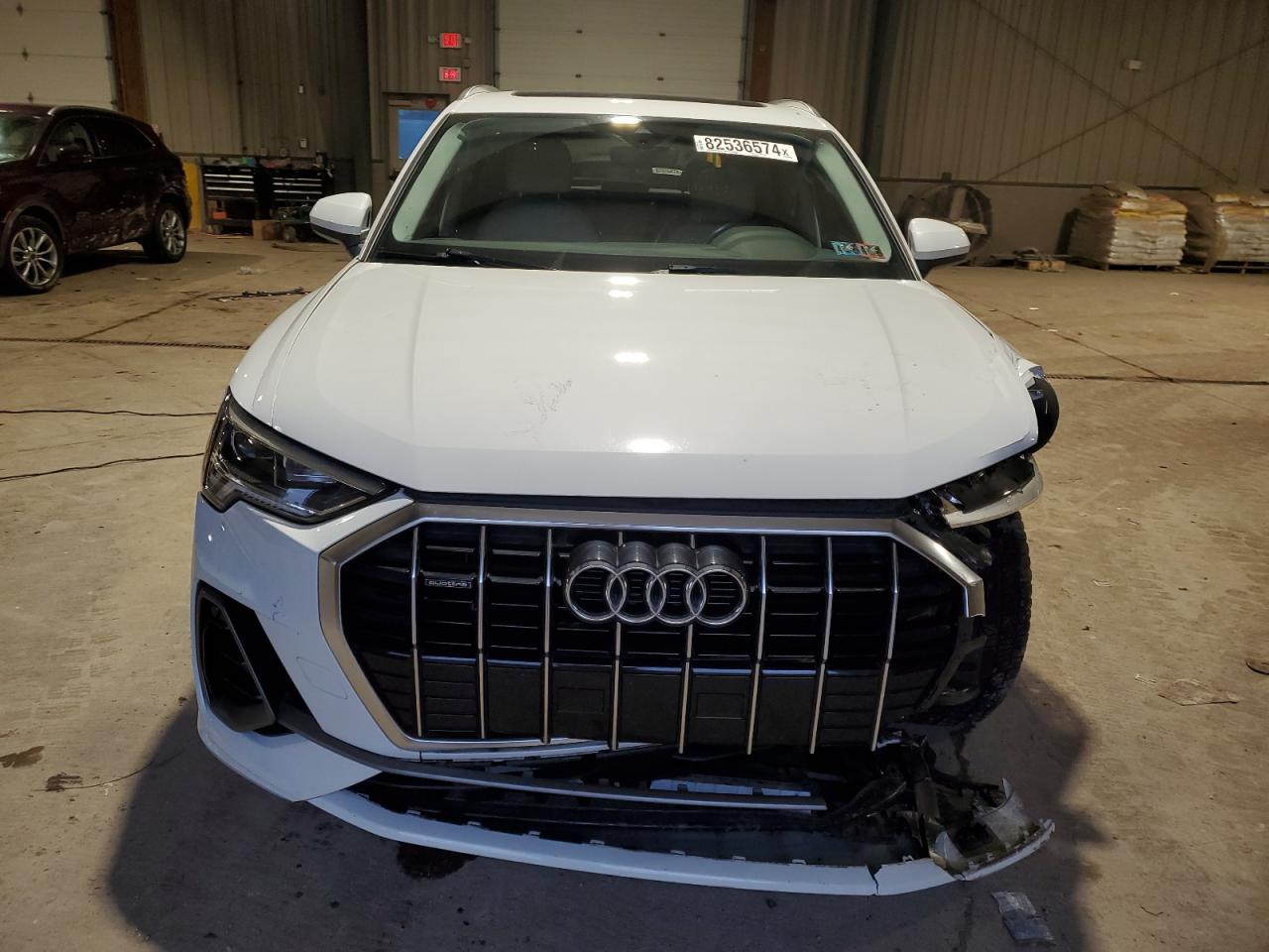 2019 Audi Q3 VIN WA1EECF30K1064220 Copart auction photo, front end damage thumbnail 5