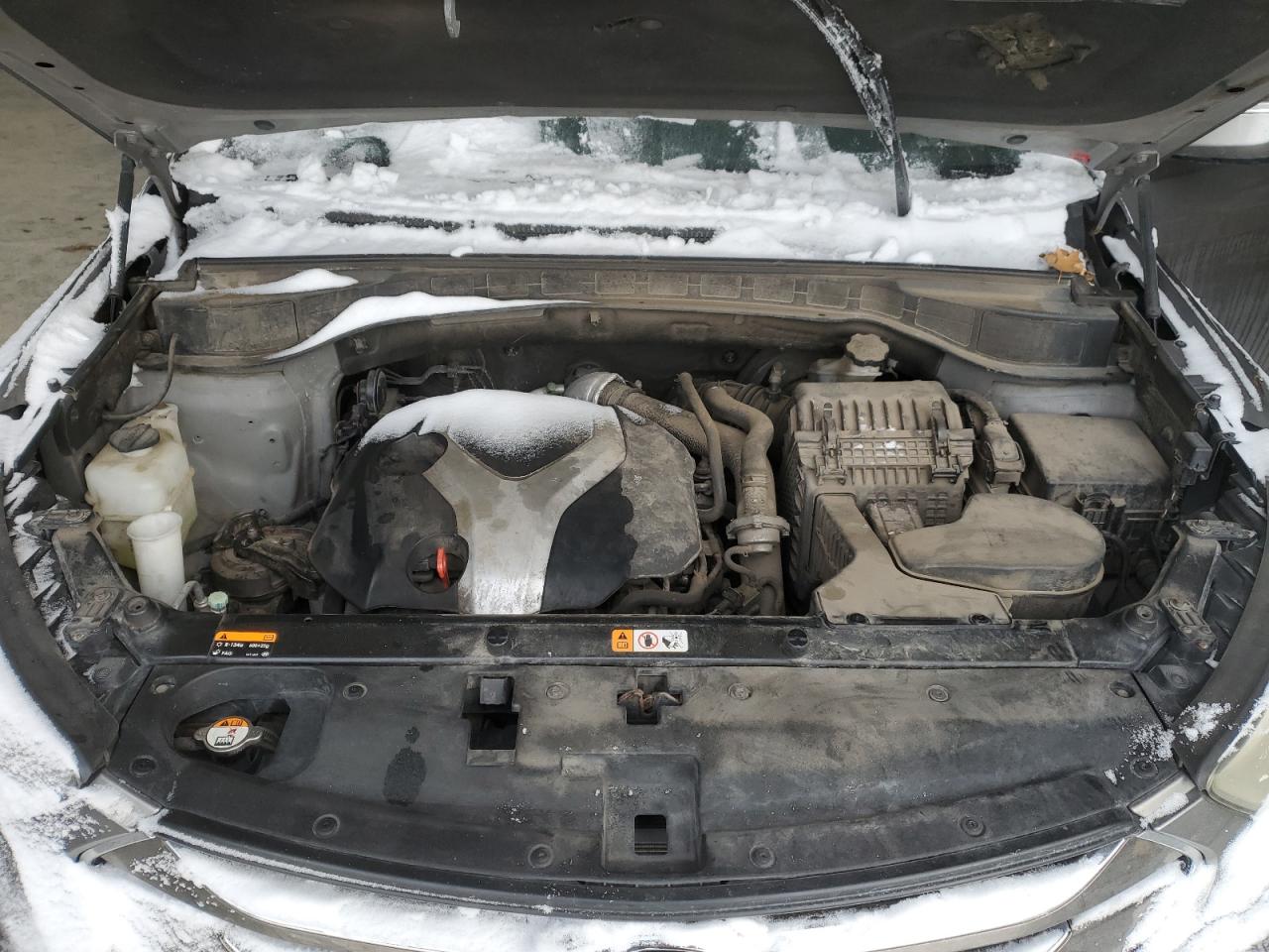 2013 Hyundai Santa Fe VIN 5XYZWDLA2DG046544 Copart auction photo, rear end damage thumbnail 13